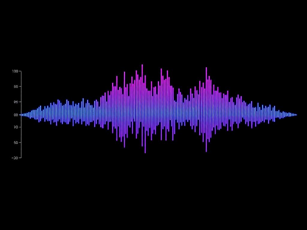 Frequency spectrogram produced by the online voicecel test analyzer